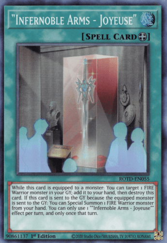 "Infernoble Arms - Joyeuse" - ROTD-EN055 Super Rare 1st Edition