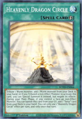 Heavenly Dragon Circle - ROTD-EN066 Common 1st Edition