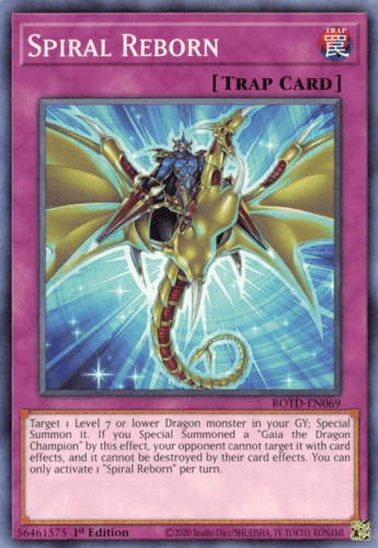 Spiral Reborn - ROTD-EN069 Common 1st Edition