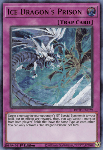 Ice Dragon's Prison - ROTD-EN079 Ultra Rare 1st Edition