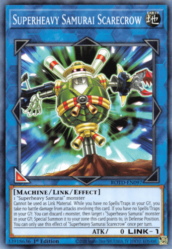 Superheavy Samurai Scarecrow - ROTD-EN097 Common 1st Edition
