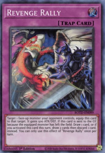 Revenge Rally - ROTD-EN099 Super Rare 1st Edition