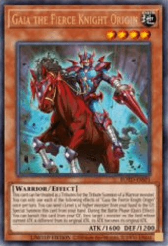 Gaia the Fierce Knight Origin - ROTD-ENSP1 Ultra Rare Limited Edition