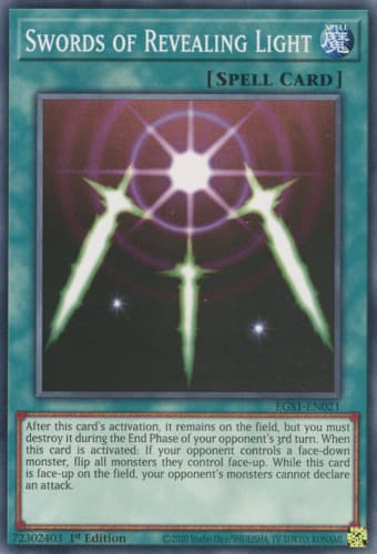 Swords of Revealing Light - RP01-EN012 Super Rare Unlimited
