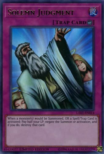 Solemn Judgment - RP01-EN045 Super Rare Unlimited