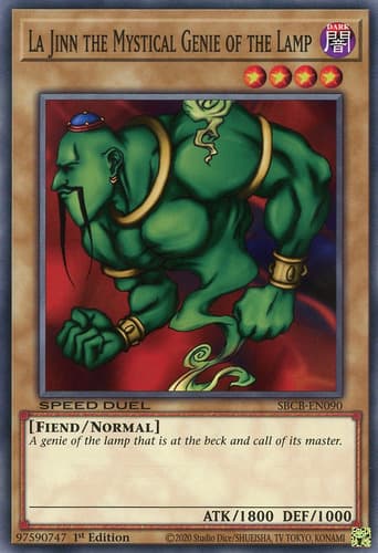 La Jinn the Mystical Genie of the Lamp - RP01-EN085 Super Rare Unlimited
