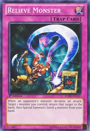 Relieve Monster - RP01-EN093 Secret Rare Unlimited