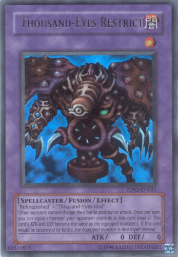 Thousand-Eyes Restrict - RP02-EN021 Ultra Rare Unlimited