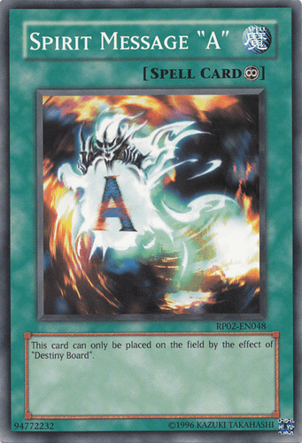 Spirit Message "A" - RP02-EN048 Common Unlimited