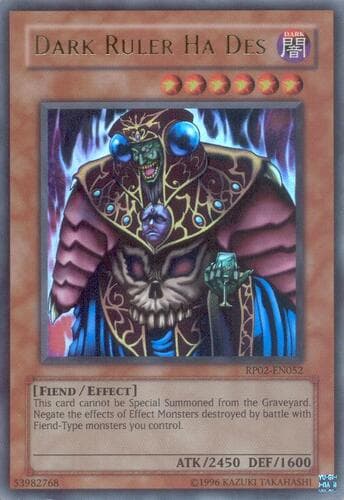 Dark Ruler Ha Des - RP02-EN052 Ultra Rare Unlimited