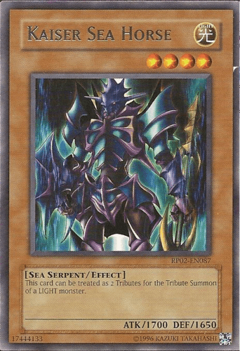 Kaiser Sea Horse - RP02-EN087 Rare Unlimited
