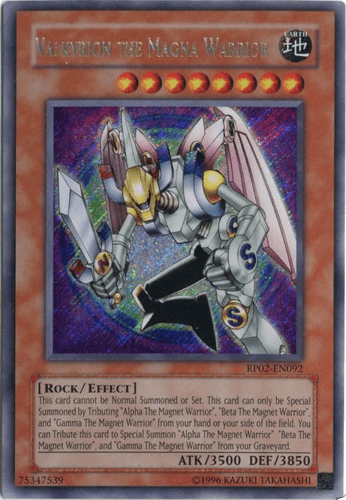 Valkyrion the Magna Warrior - RP02-EN092 Secret Rare Unlimited