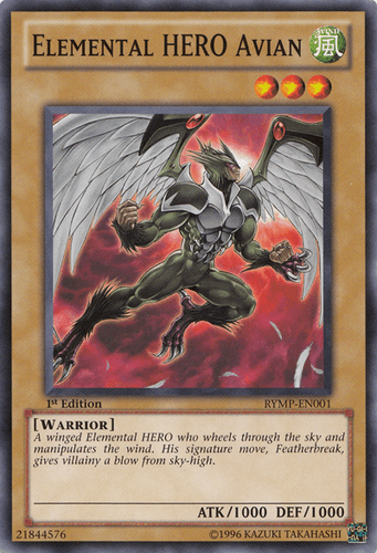 Elemental HERO Avian - RYMP-EN001 Common 1st Edition