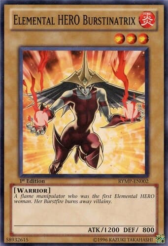 Elemental HERO Burstinatrix - RYMP-EN002 Common 1st Edition