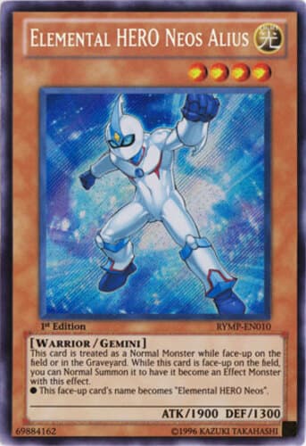 Elemental HERO Neos Alius - RYMP-EN010 Secret Rare 1st Edition