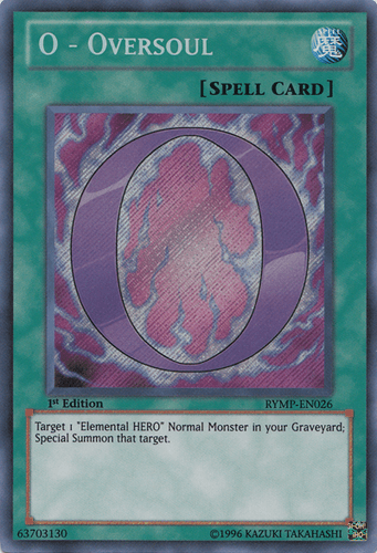 O - Oversoul - RYMP-EN026 Secret Rare Unlimited