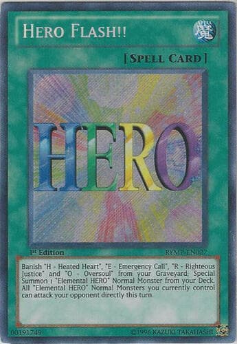 Hero Flash!! - RYMP-EN027 Secret Rare Unlimited