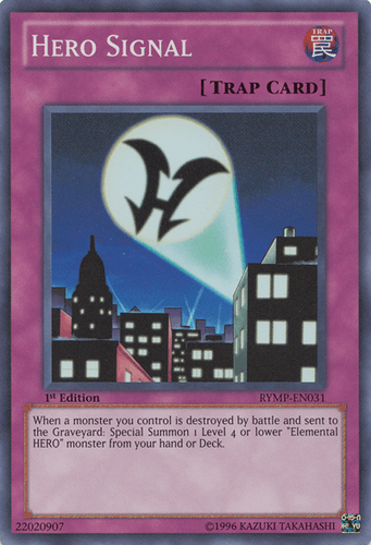 Hero Signal - RYMP-EN031 Super Rare 1st Edition