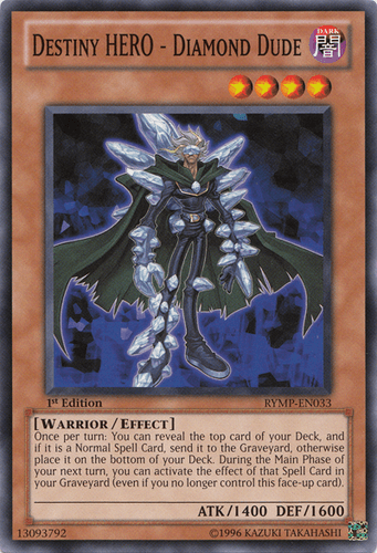 Destiny HERO - Diamond Dude - RYMP-EN033 Common Unlimited