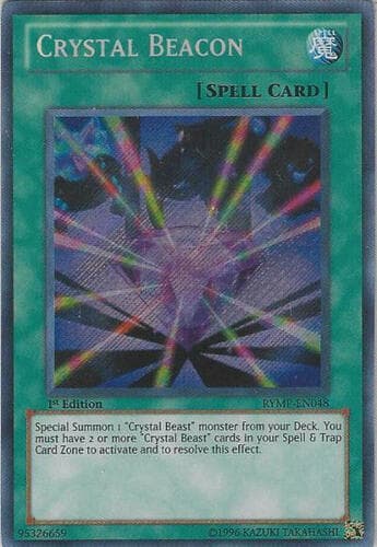Crystal Beacon - RYMP-EN048 Secret Rare 1st Edition