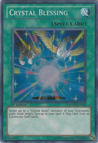 Crystal Blessing - RYMP-EN050 Secret Rare 1st Edition