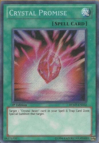 Crystal Promise - RYMP-EN052 Secret Rare Unlimited