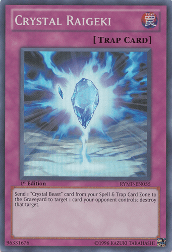 Crystal Raigeki - RYMP-EN055 Super Rare Unlimited