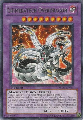 Chimeratech Overdragon - RYMP-EN061 Rare 1st Edition