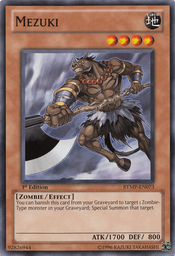 Mezuki - RYMP-EN073 Common 1st Edition