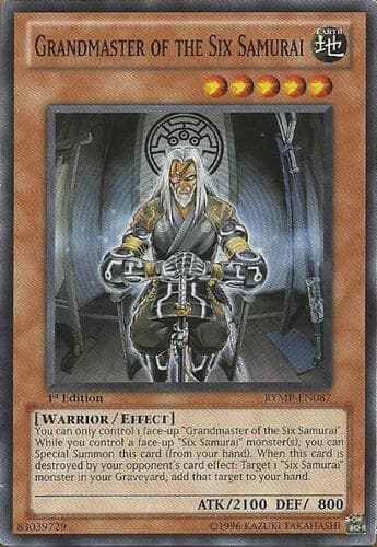 Grandmaster of the Six Samurai - RYMP-EN087 Common 1st Edition