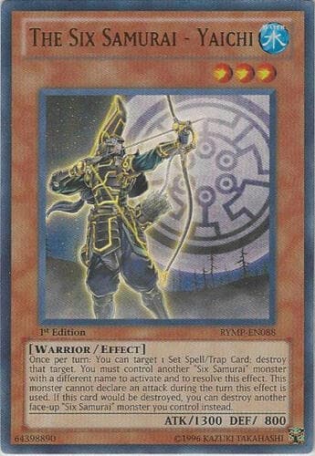 The Six Samurai - Yaichi - RYMP-EN088 Ultra Rare 1st Edition