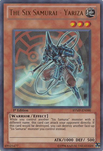 The Six Samurai - Yariza - RYMP-EN090 Ultra Rare Unlimited