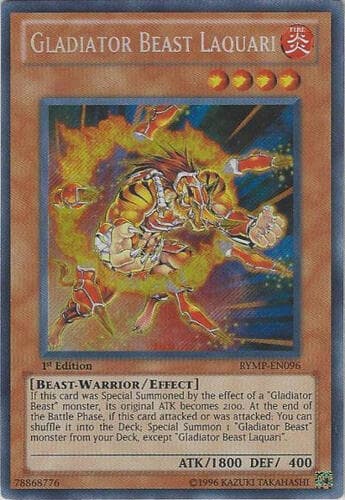 Gladiator Beast Laquari - RYMP-EN096 Secret Rare Unlimited