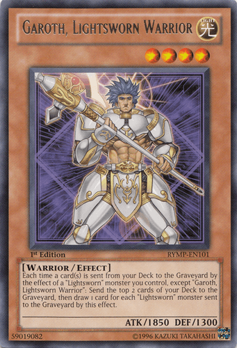 Garoth, Lightsworn Warrior - RYMP-EN101 Rare 1st Edition