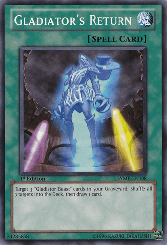 Gladiator's Return - RYMP-EN108 Common 1st Edition