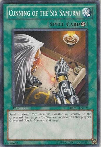 Cunning of the Six Samurai - RYMP-EN109 Common Unlimited