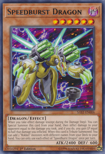 Speedburst Dragon - SAST-EN006 Rare 1st Edition