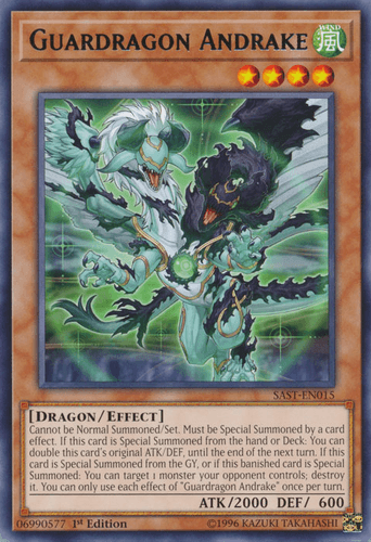 Guardragon Andrake - SAST-EN015 Rare 1st Edition