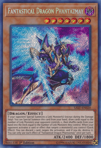 Fantastical Dragon Phantazmay - SAST-EN020 Secret Rare 1st Edition