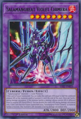 Salamangreat Violet Chimera - SAST-EN034 Rare Unlimited