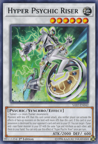 Hyper Psychic Riser - SAST-EN042 Rare 1st Edition