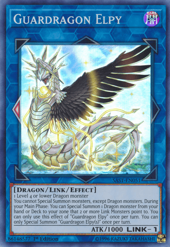 Guardragon Elpy - SAST-EN051 Super Rare 1st Edition