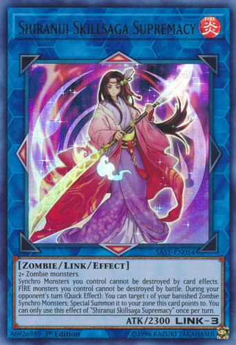 Shiranui Skillsaga Supremacy - SAST-EN054 Ultra Rare Unlimited