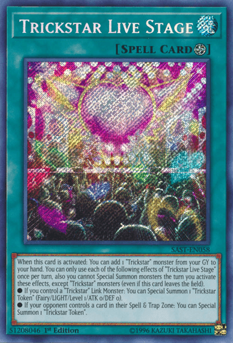 Trickstar Live Stage - SAST-EN058 Secret Rare 1st Edition