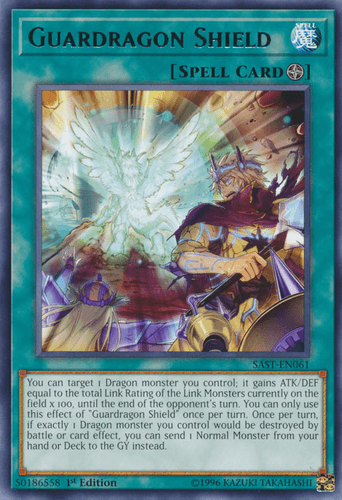 Guardragon Shield - SAST-EN061 Rare 1st Edition