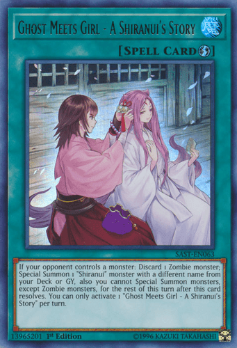 Ghost Meets Girl - A Shiranui's Story - SAST-EN063 Ultra Rare Unlimited