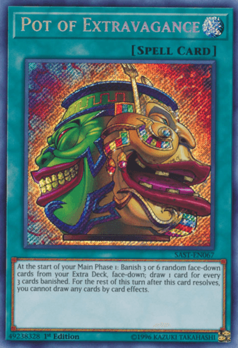 Pot of Extravagance - SAST-EN067 Secret Rare Unlimited