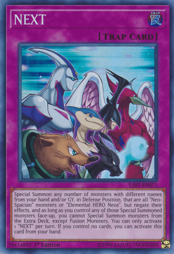 NEXT - SAST-EN071 Super Rare 1st Edition