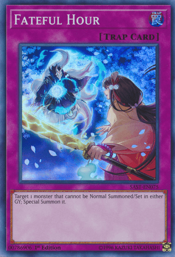 Fateful Hour - SAST-EN075 Super Rare Unlimited