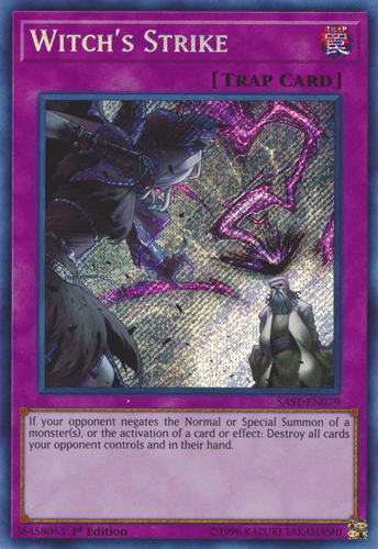 Witch's Strike - SAST-EN079 Secret Rare 1st Edition